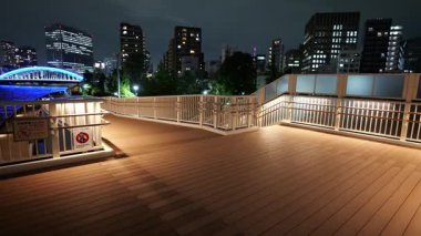 Eitai Park Gece Manzarası, Japonya Tokyo Eylül 2025