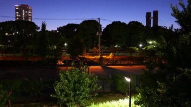 Toyosumi Parkı, Japonya Tokyo Gece Manzarası 2025