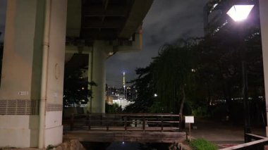 Kiba Shinsui Parkı, Japonya Tokyo Gece Manzarası 2025