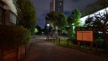 Fukutomigawa Parkı, Japonya Tokyo Gece Manzarası 2025