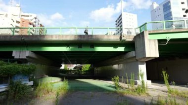 Tsukijigawa Parkı, Japonya Tokyo Eylül 2025