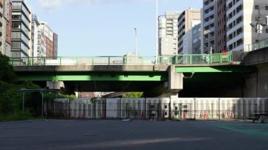 Tsukijigawa Parkı, Japonya Tokyo Eylül 2025