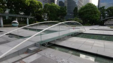 Wadakura Çeşme Parkı, Japonya Tokyo Sabah 2025