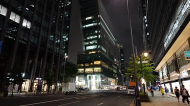 Nihonbashi, Japonya Tokyo Gece Manzarası Temmuz 2025