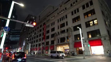 Tokyo Nihonbashi Muromachi Gece Manzarası Temmuz 2025