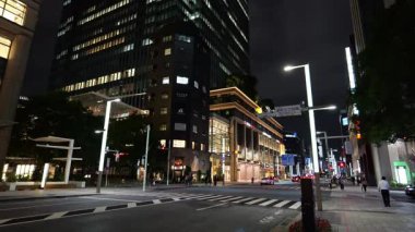 Tokyo Nihonbashi Muromachi Gece Manzarası Temmuz 2025