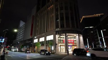 Tokyo Nihonbashi Muromachi Gece Manzarası Temmuz 2025