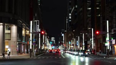 Tokyo Nihonbashi Muromachi Gece Manzarası Temmuz 2025