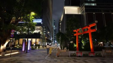 Tokyo Nihonbashi Muromachi Gece Manzarası Temmuz 2025