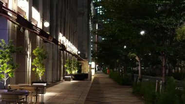 Tokyo Nihonbashi Muromachi Gece Manzarası Temmuz 2025