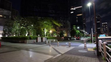 Seavans Shibaura Gece Manzarası, Japonya Tokyo Eylül 2025