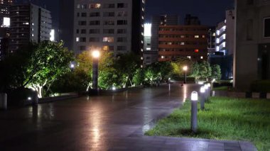 Seavans Shibaura Gece Manzarası, Japonya Tokyo Eylül 2025