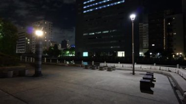 Seavans Shibaura Gece Manzarası, Japonya Tokyo Eylül 2025