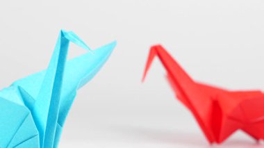 Japon kültürü origami vinç kağıt sanatı Orizuru