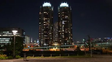 Odaiba Gece Manzarası, Japonya Eylül 2023
