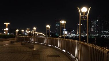 Odaiba Gece Manzarası, Japonya Eylül 2023