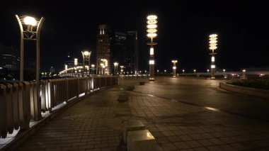 Odaiba Gece Manzarası, Japonya Eylül 2023