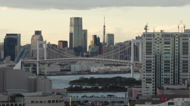 Tokyo Odaiba Gözlem Güvertesi Akşam Görüşü 2023