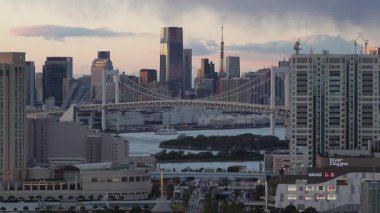 Tokyo Odaiba Gözlem Güvertesi Akşam Görüşü 2023