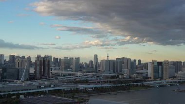 Tokyo Odaiba Gözlem Güvertesi Akşam Görüşü 2023