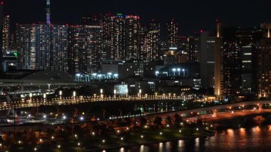 Tokyo Odaiba Gözlem Güvertesi Gece Görüşü 2023