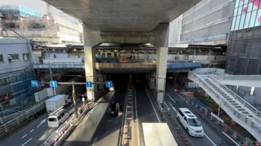 Shibuya Sakura Sahnesi, Japonya Tokyo Şubat 2024