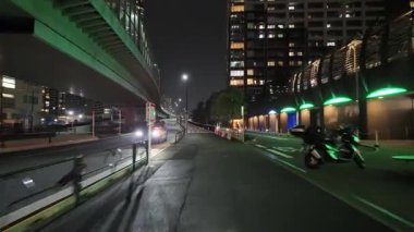 Tokyo gece bisiklet kamerası sürücüsü 2024