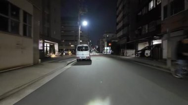 Tokyo gece bisiklet kamerası sürücüsü 2024