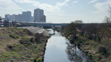 Tamagawa Riverbed, Japonya Tokyo Manzarası 2024