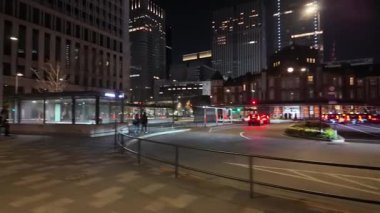 Marunouchi, Tokyo Japon Gece Manzarası 2024