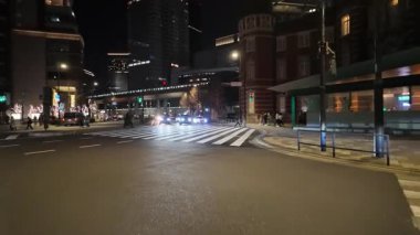 Marunouchi, Tokyo Japon Gece Manzarası 2024