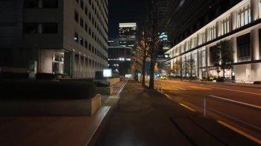 Marunouchi, Tokyo Japon Gece Manzarası 2024