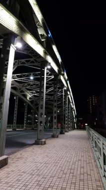 Mannen Köprüsü Gece Manzarası, Japonya Tokyo Ocak 2025