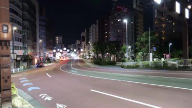 Eitai Köprüsü Gece Manzarası, Japonya Tokyo Ocak 2025