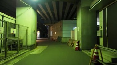 Tokyo Yurakucho Gece Manzarası Şubat 2024