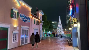 Yokohama Cosmoworld, Japonya Gece Manzarası 2023