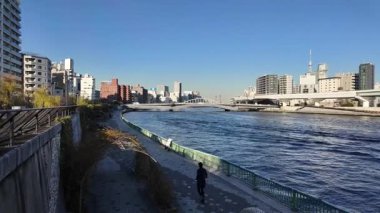 Tokyo Sumida Nehri Peyzaj Gezisi Video 2024