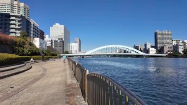 Tokyo Sumida Nehri Peyzaj Gezisi Video 2024