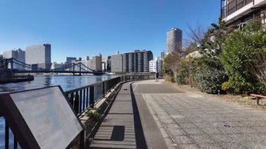 Tokyo Sumida Nehri Peyzaj Gezisi Video 2024