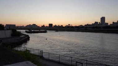 Sumida Nehri Havai fişek Festivali 2023 'ten sonraki gün, Japonya Tokyo