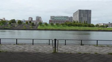 Sumida Nehri Senju Bölgesi, Japonya Tokyo 2023