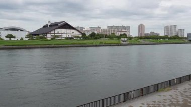 Sumida Nehri Senju Bölgesi, Japonya Tokyo 2023