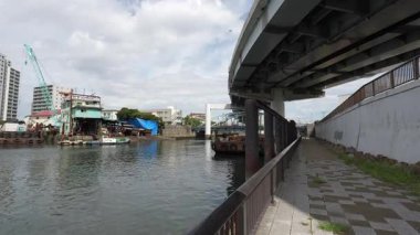 Sumida Nehri Senju Bölgesi, Japonya Tokyo 2023