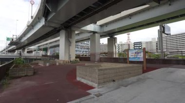 Sumida Nehri Senju Bölgesi, Japonya Tokyo 2023