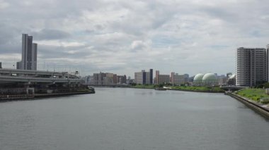 Sumida Nehri Senju Bölgesi, Japonya Tokyo 2023