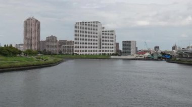 Sumida Nehri Senju Bölgesi, Japonya Tokyo 2023