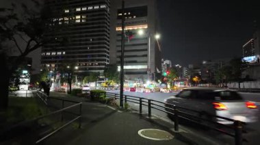 Japonya İmparatorluk Sarayı Gece Yarışı Görünümü 