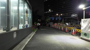 Japonya İmparatorluk Sarayı Gece Yarışı Görünümü 