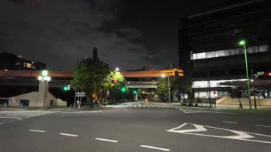 Japonya İmparatorluk Sarayı Gece Yarışı Görünümü 