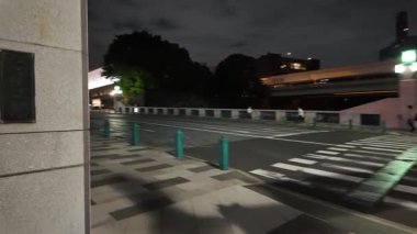 Japonya İmparatorluk Sarayı Gece Yarışı Görünümü 